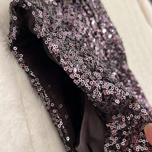 Lauren Ralph Lauren One Shoulder Sequin Evening Size 8. - Picture 9 of 9